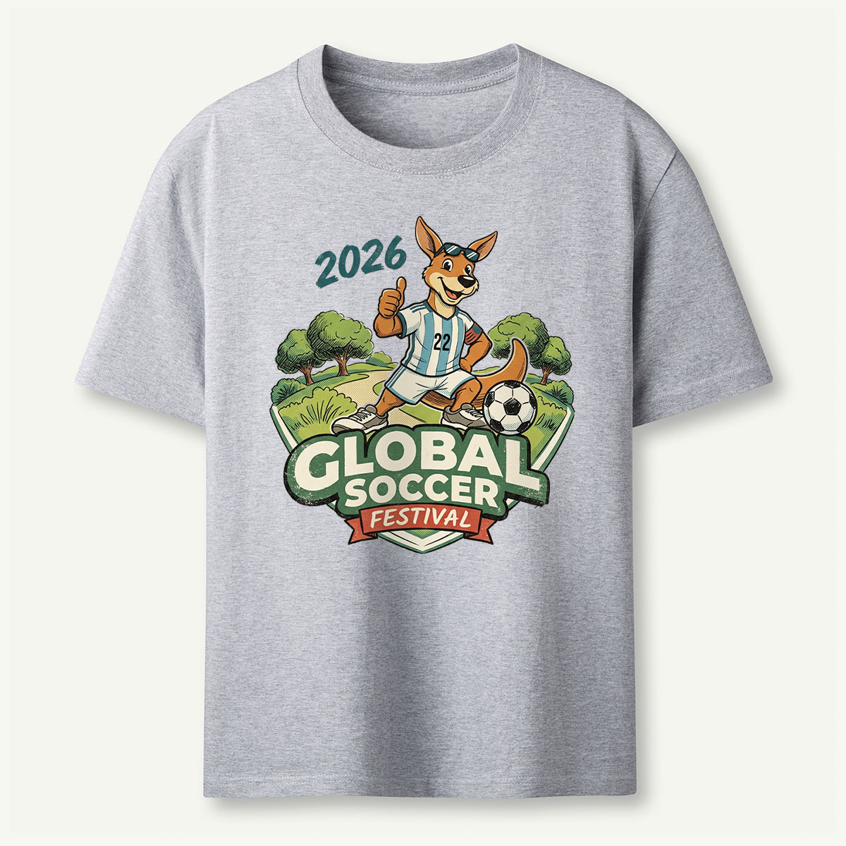Kangaroo Football Celebration T‑Shirt