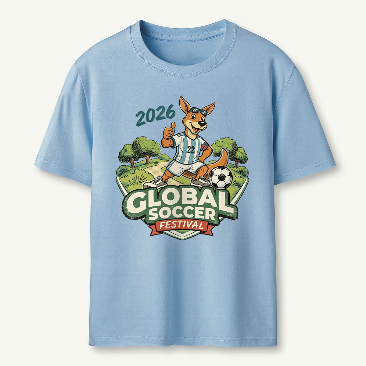 Kangaroo Football Celebration T‑Shirt