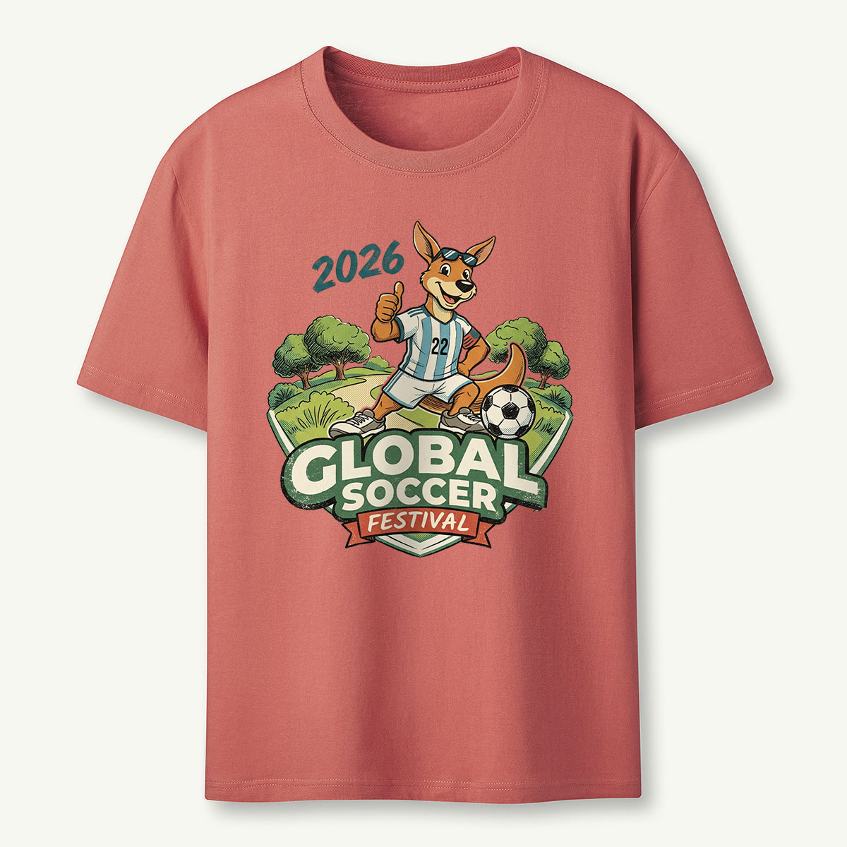 Kangaroo Football Celebration T‑Shirt