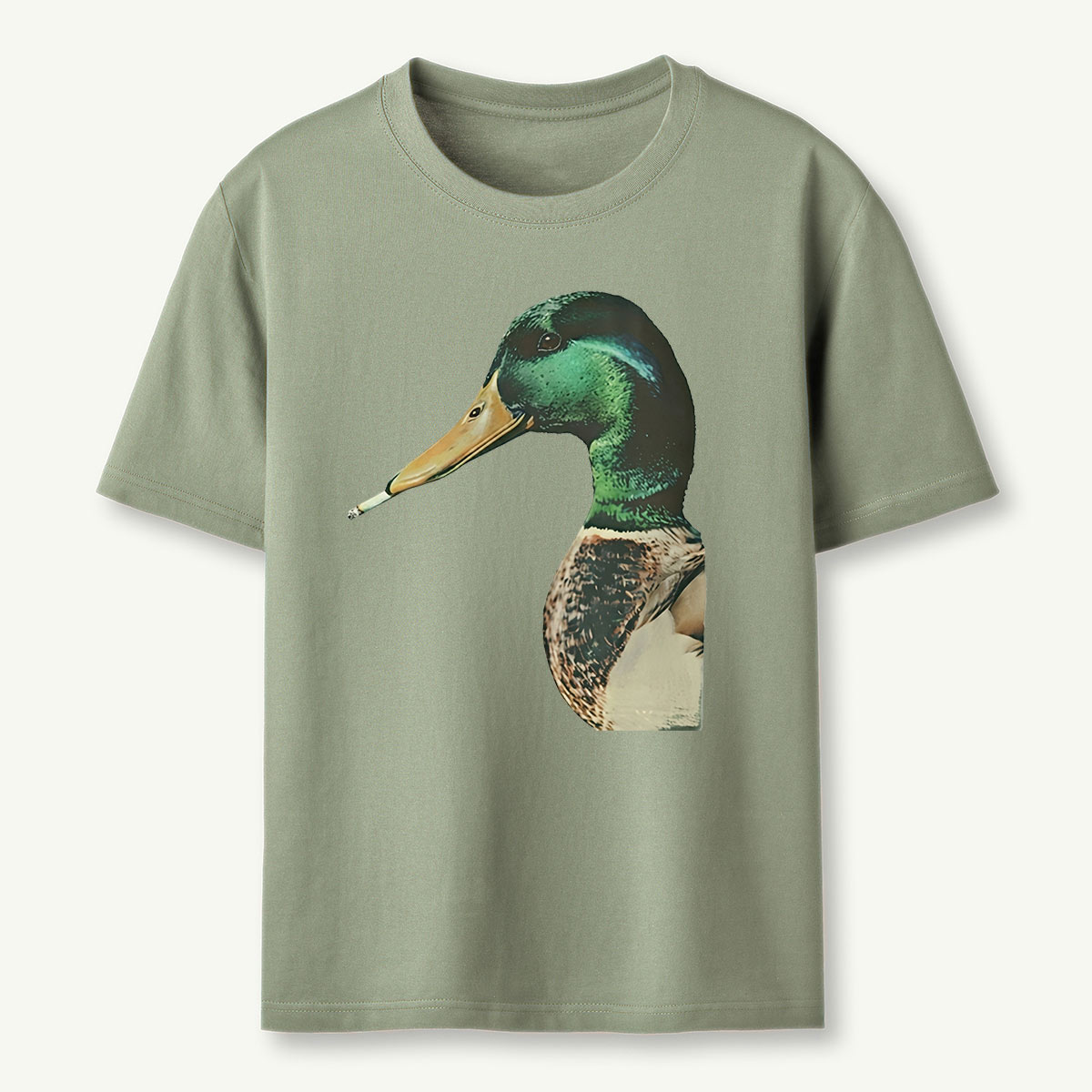 Retro Humor Funny Duck T‑Shirt