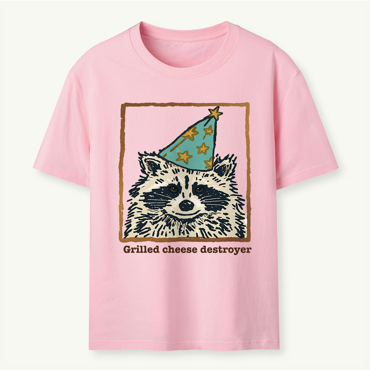 Funny Grilled Cheese Destroyer Raccoon T-Shirt