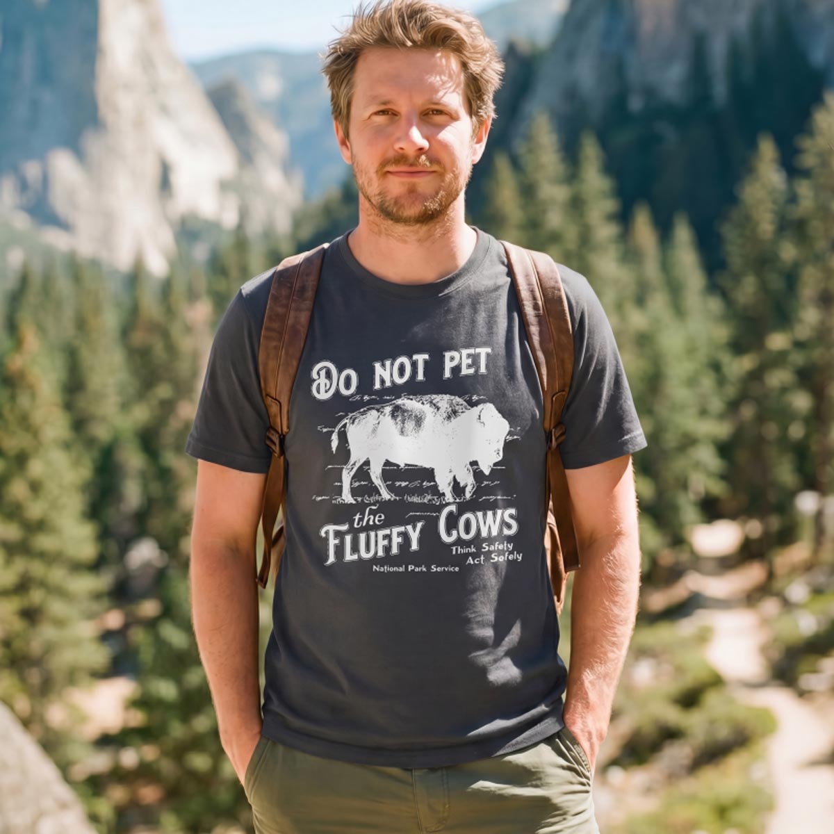 Do Not Pet The Fluffy Cows National Park Service T-Shirt
