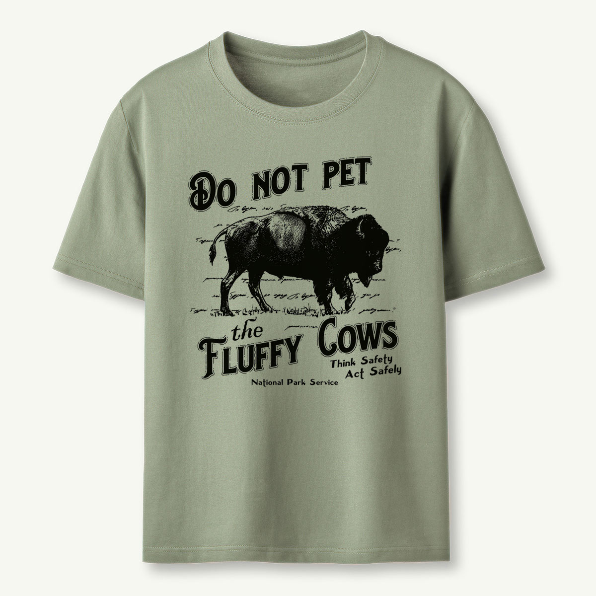Do Not Pet The Fluffy Cows National Park Service T-Shirt
