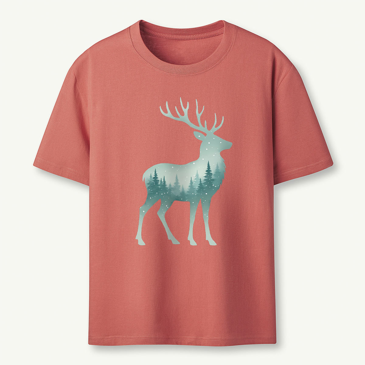Winter Stag Forests T-Shirt