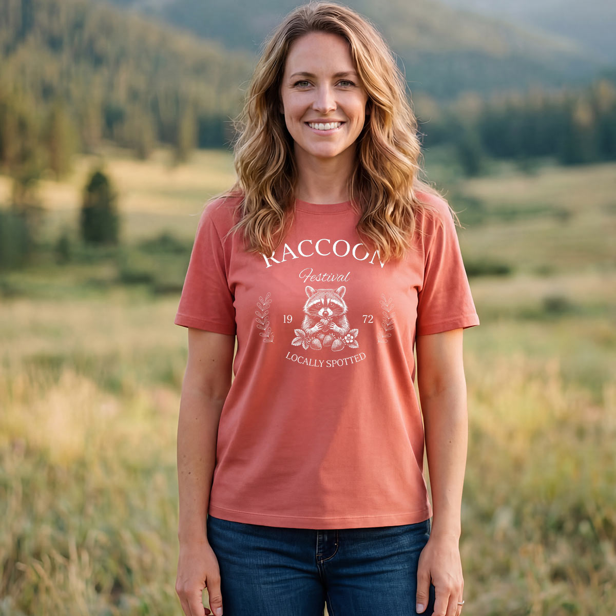 Raccoon Festival 1972 Locally Spotted T‑Shirt