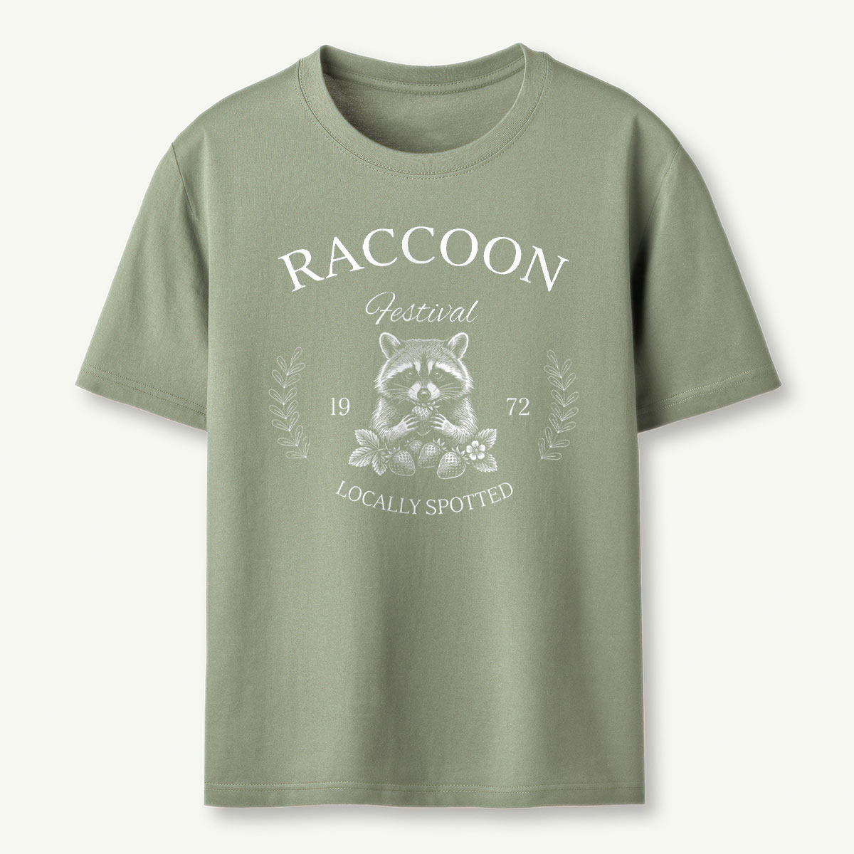 Raccoon Festival 1972 Locally Spotted T‑Shirt