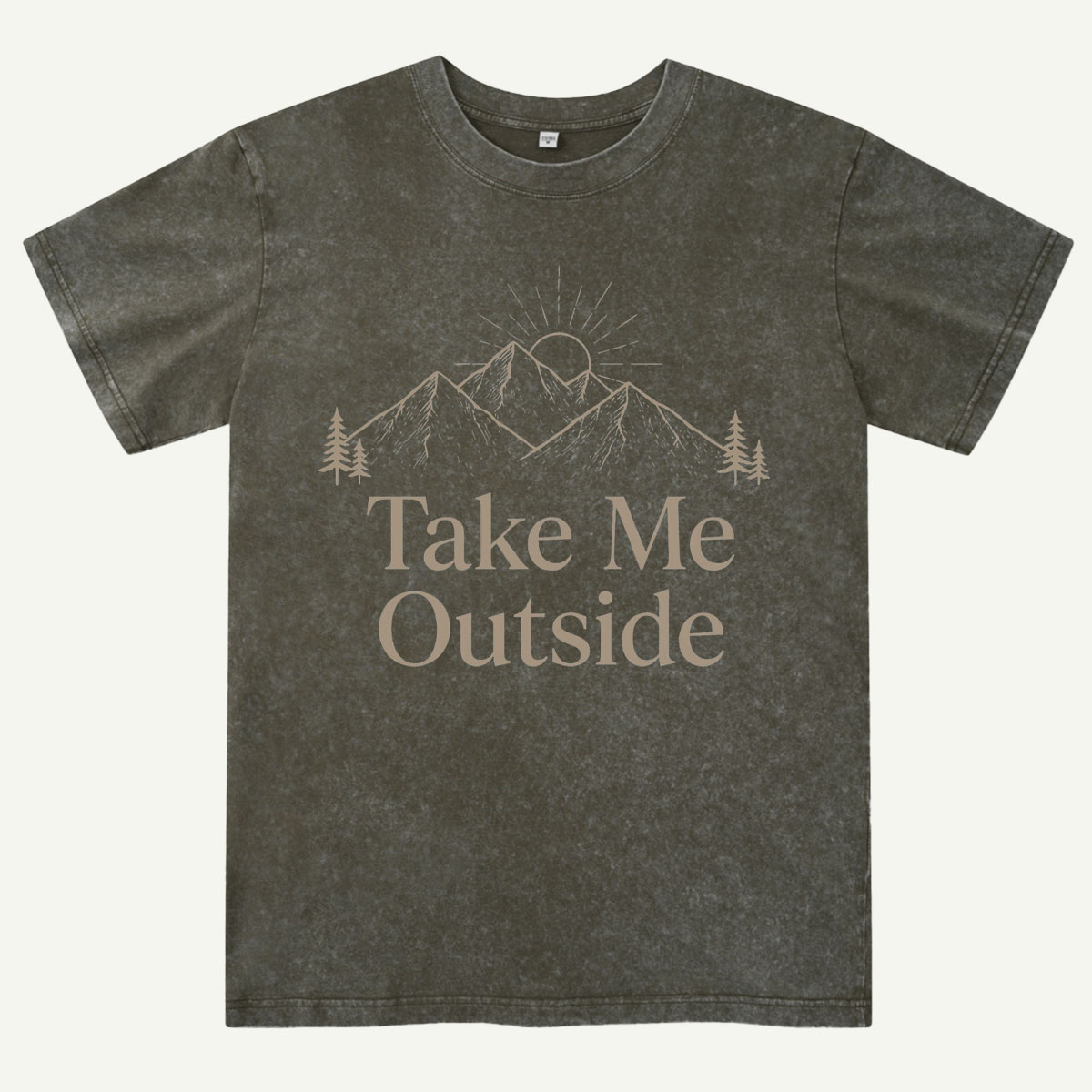 Take Me Outside Mountain Washed T-Shirt