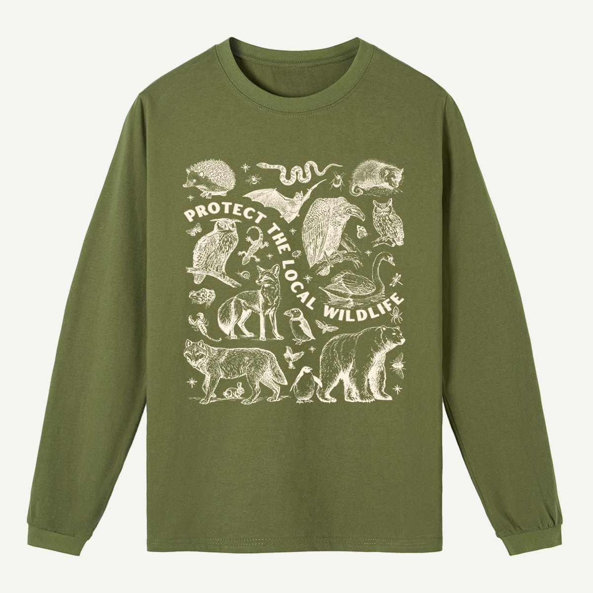 Protect the Local Wildlife Conservation Long Sleeve T-Shirt