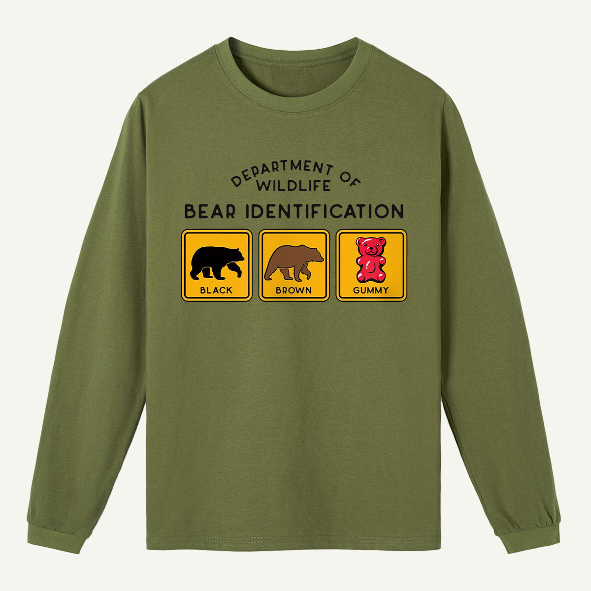 Bear Identification Long Sleeve T-Shirt
