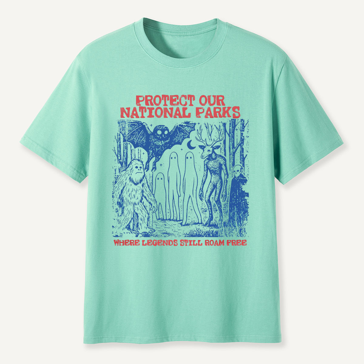 Cryptid National Parks Protect Our Parks T-Shirt