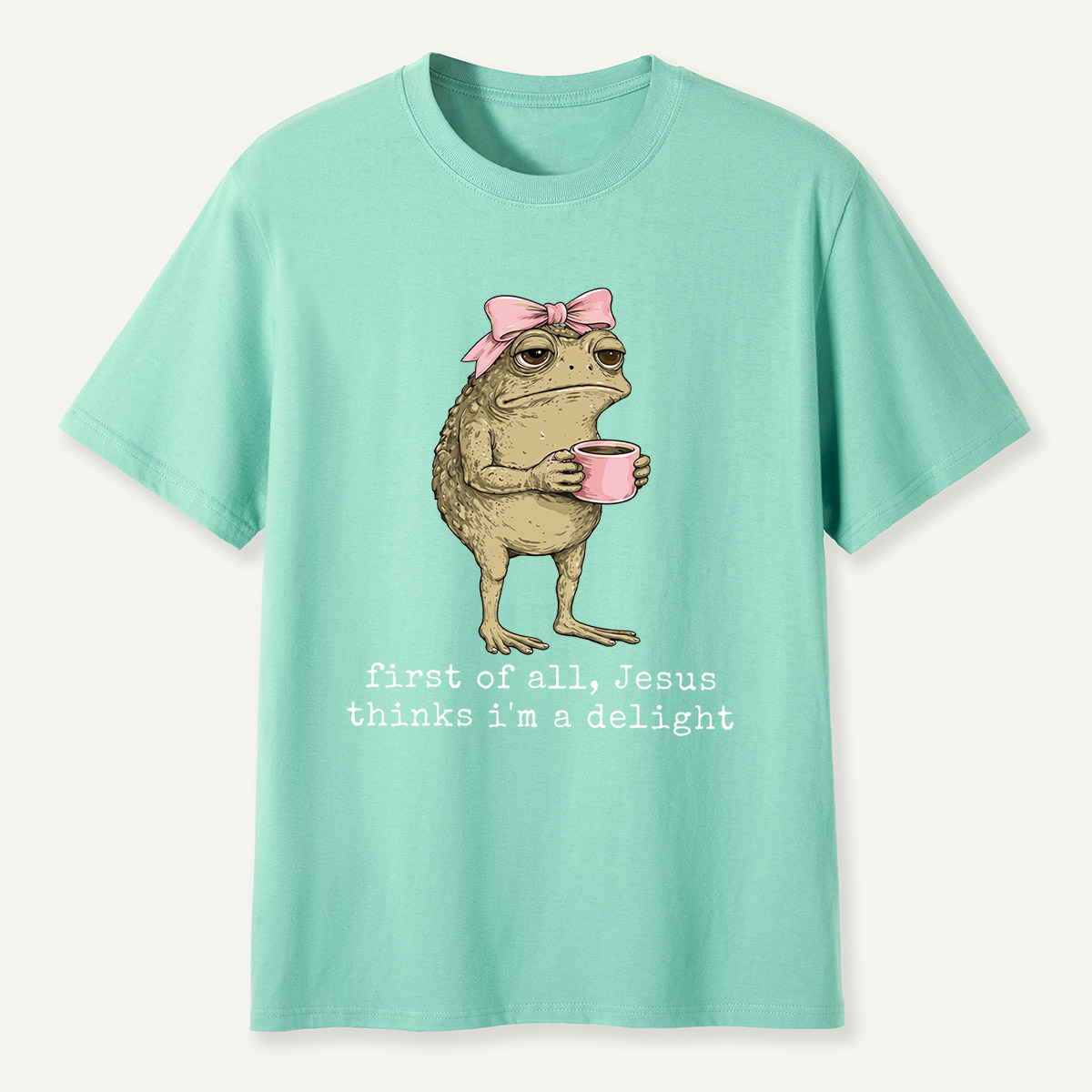 Sleepy Frog Coffee Lover T-Shirt