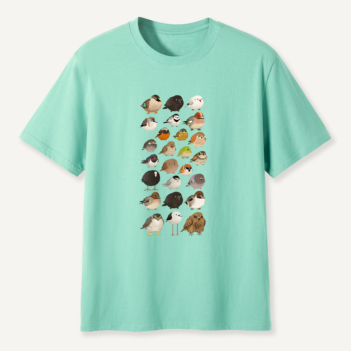 Bird Species Illustration T-Shirt