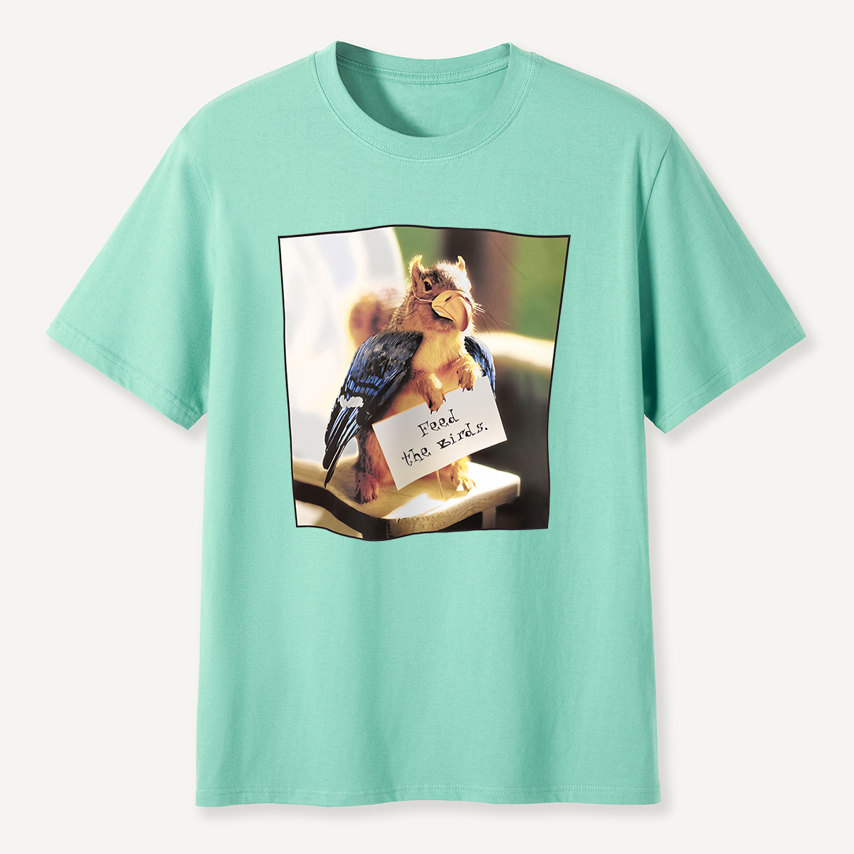 MDCTBYWY26071703Retro Feed The Birds T-Shirt