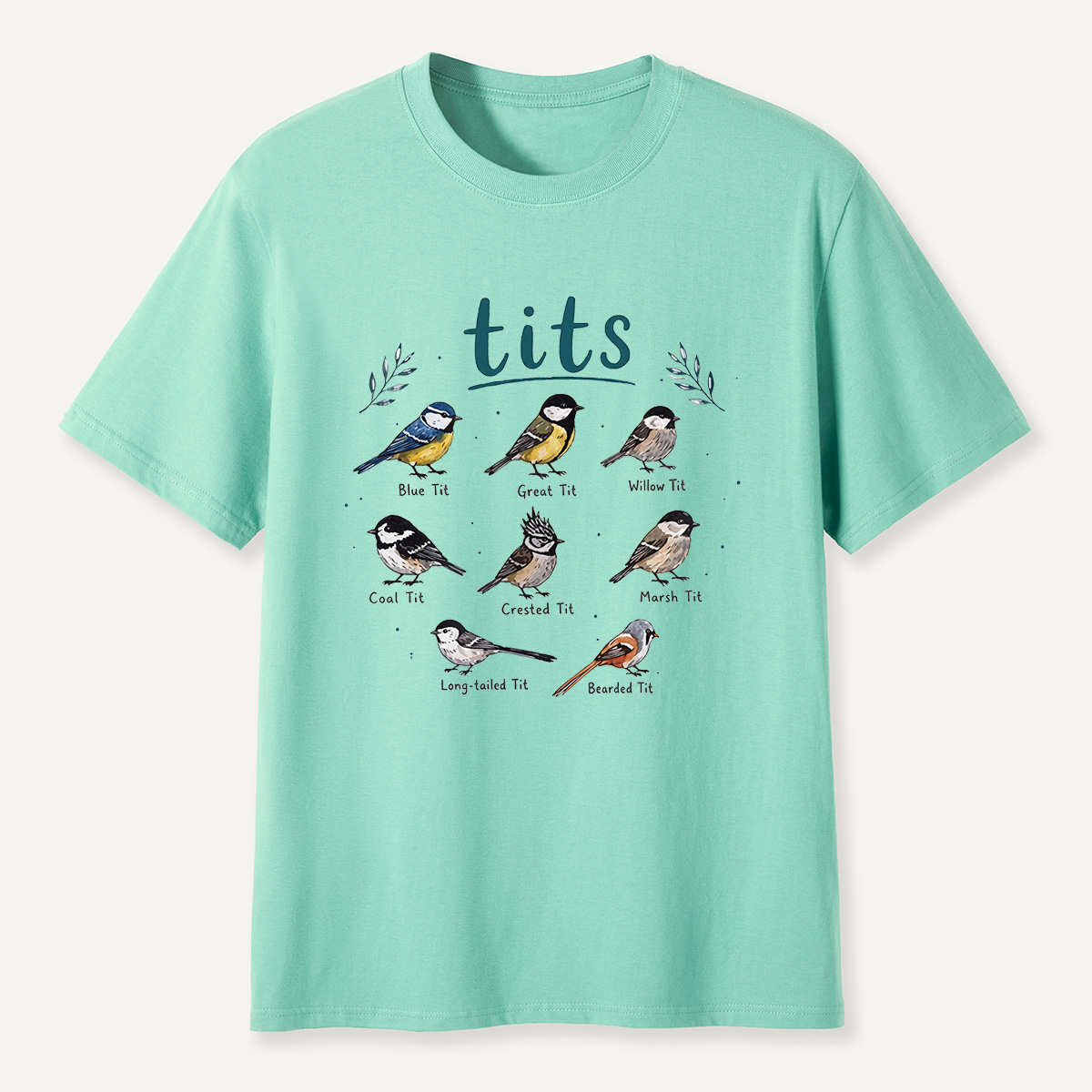 MDCTBYWY26072003 British Tits Identification T-Shirt