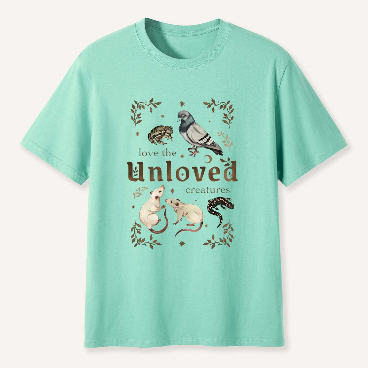 MDCTBYWY26072209 Love the Unloved Creatures T-Shirt