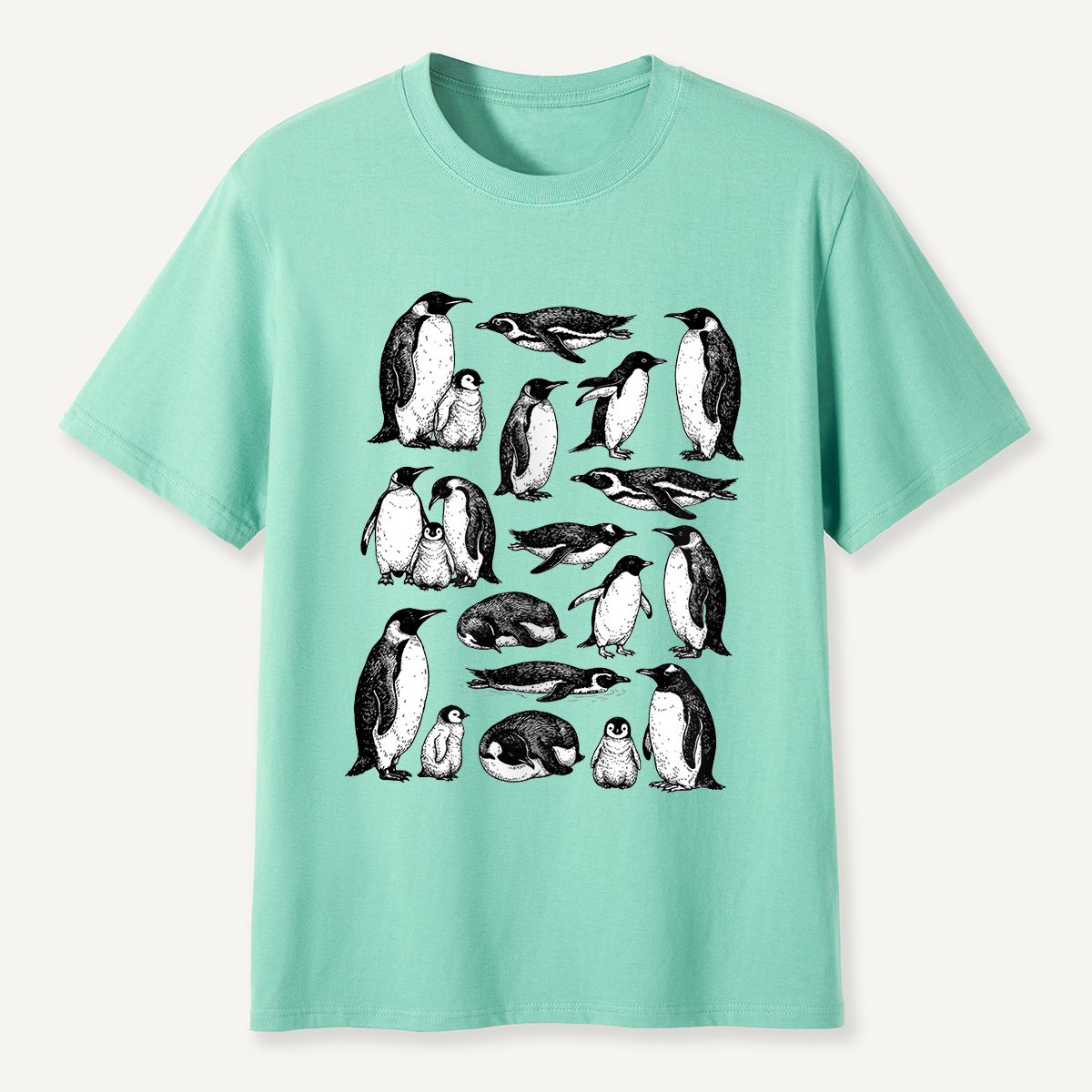 MDCTBYWY26072302 Penguin Naturalist T-Shirt