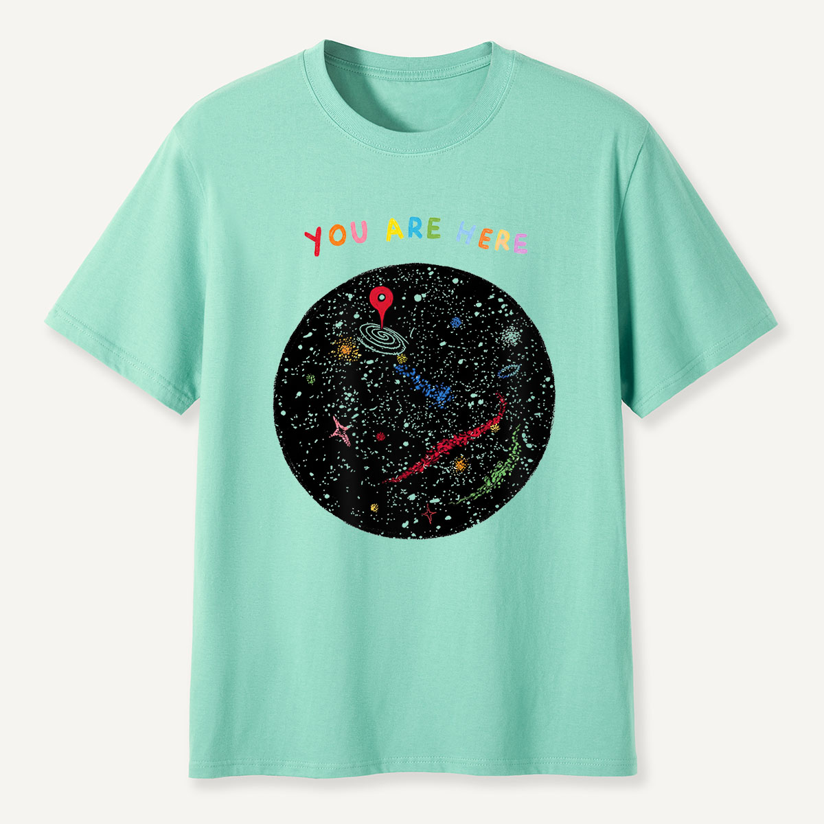 MDCTBYWY26072410 You Are Here T-Shirt