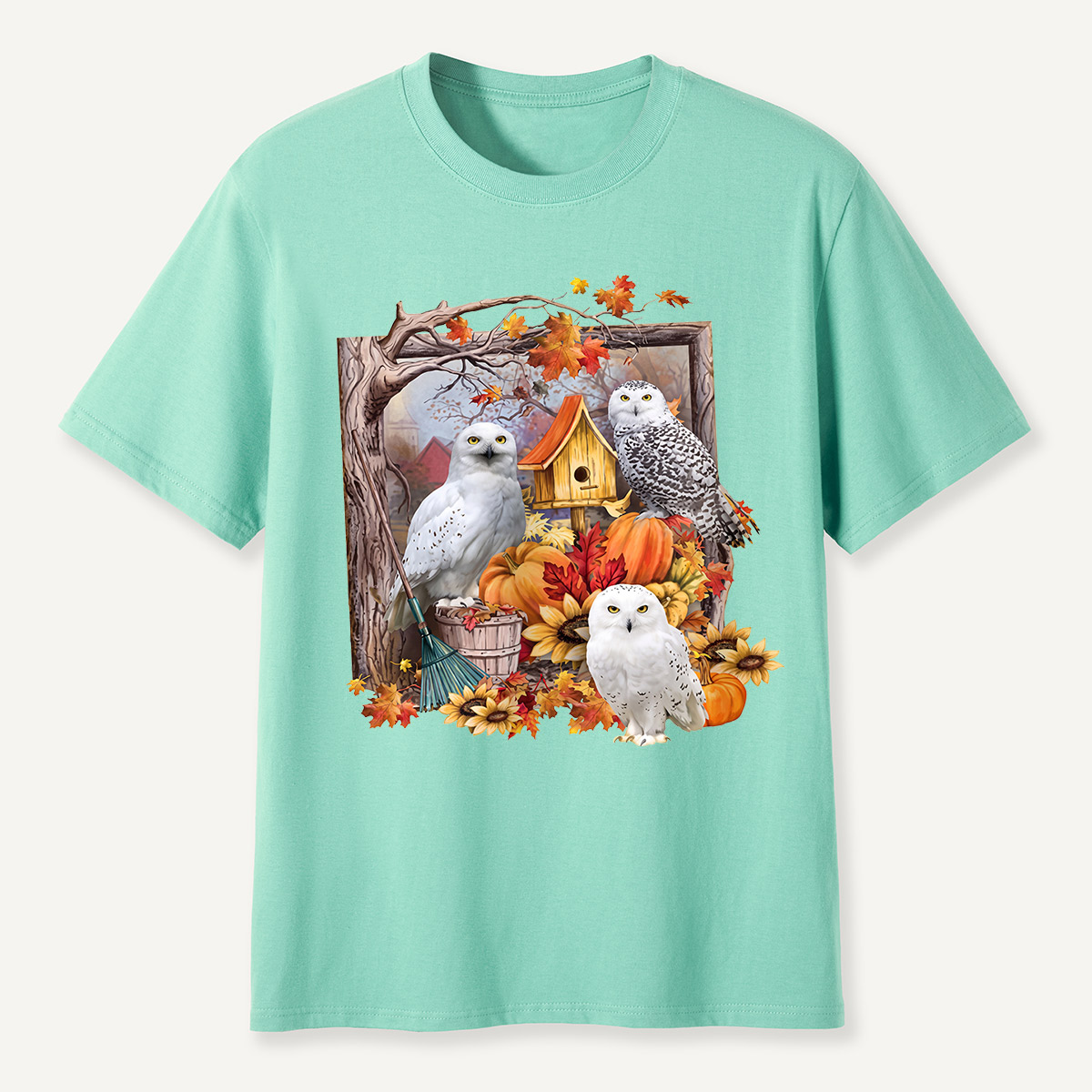Autumn Snowy Owls T-Shirt