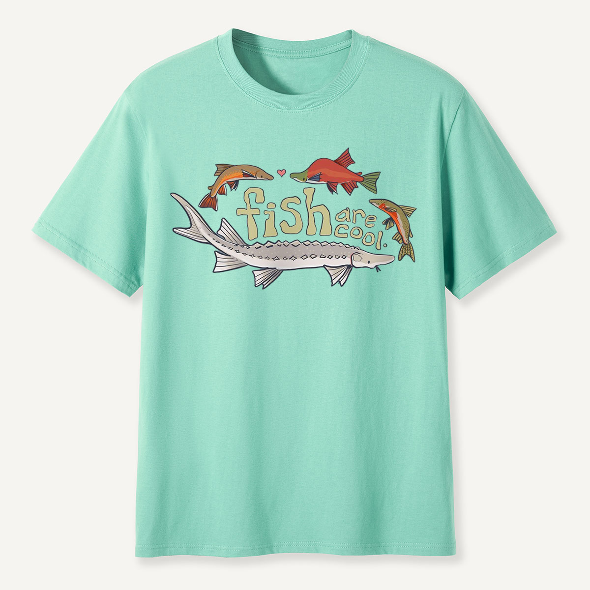 Fish Are Cool Freshwater Species T-Shirt