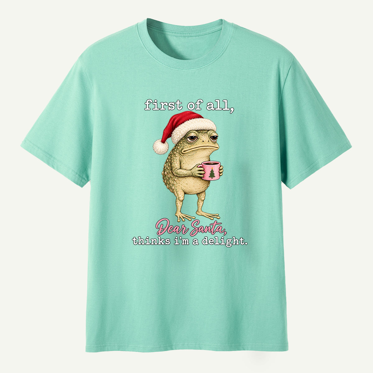 First Of All Dear Santa Thinks Im A Delight T-Shirt