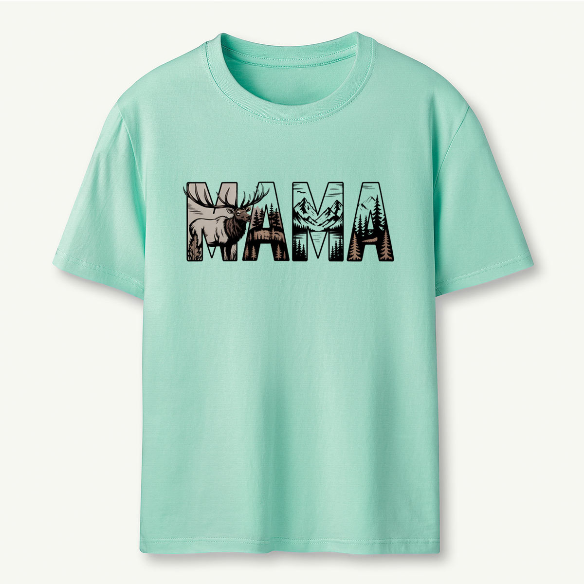 Mama Forest Adventure Hiking and Camping T-Shirt