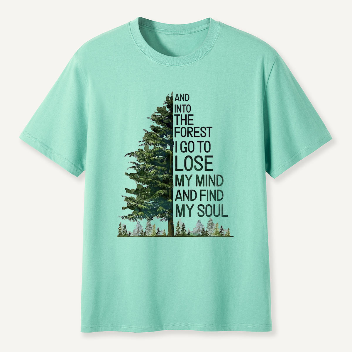 Tree Outdoor Hiking Adventure Forest Nature T-Shirt