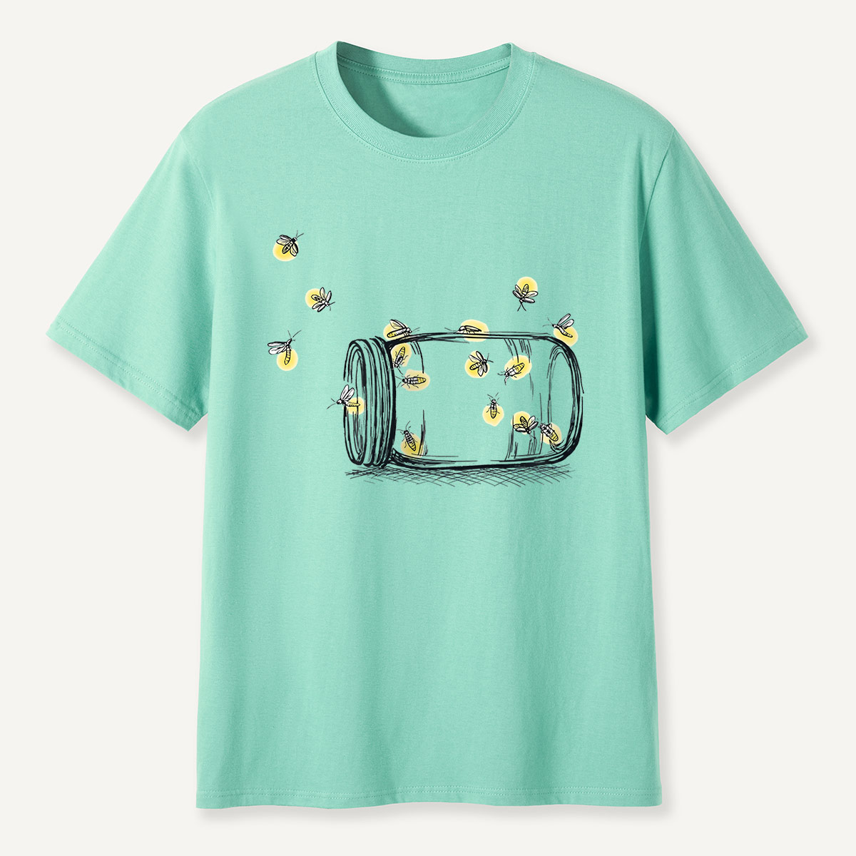 Summer Fireflies in a Jar T-Shirt