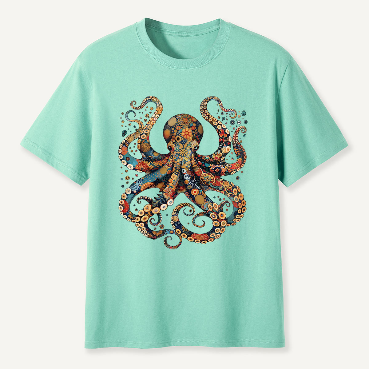Ocean Octopus Artistic T-Shirt