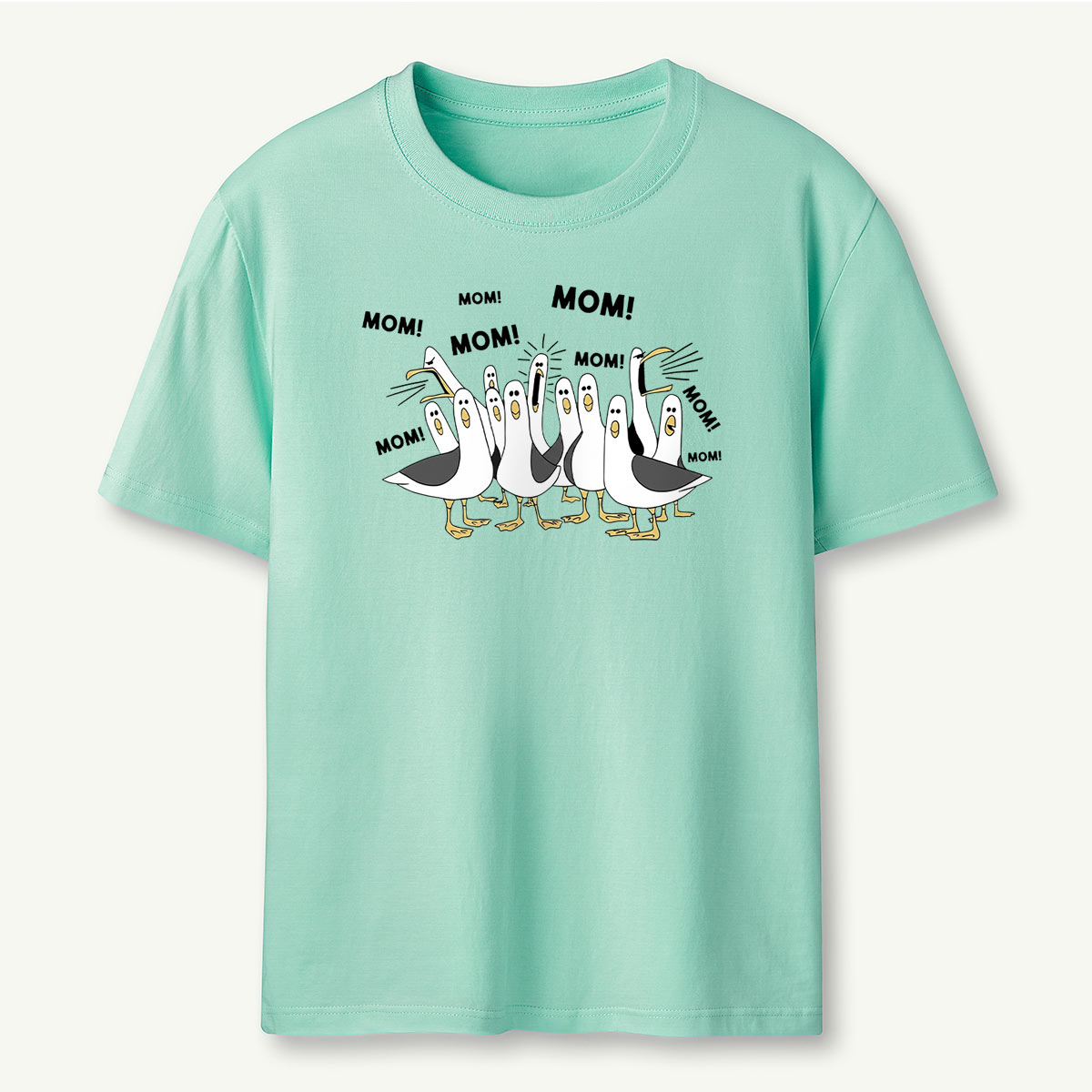 Seagulls Mom Mother's Day Gift T‑Shirt 