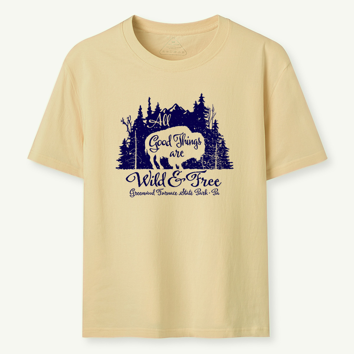 Wild & Free Bison Tee Cotton Classic T-Shirt