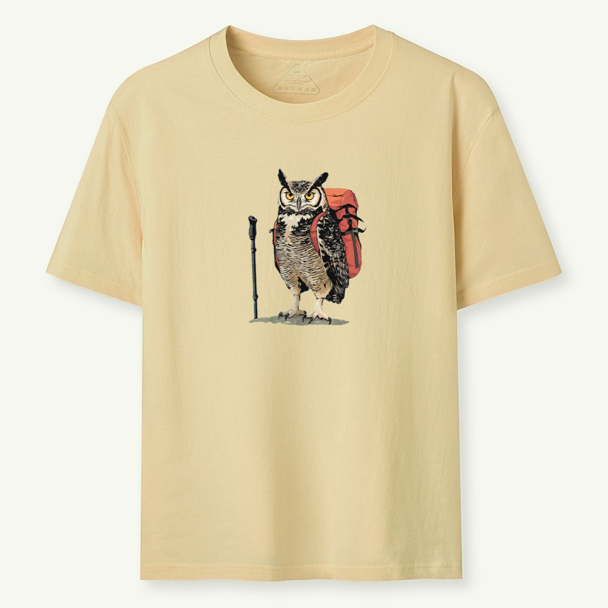 Great Horned Owl Backpacker T-Shirt