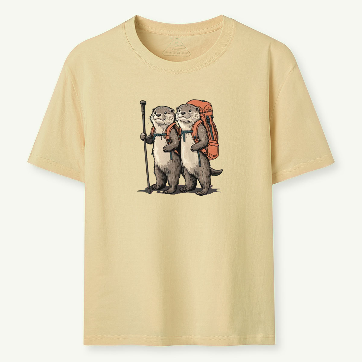 Otter Couple Backpacker T-Shirt