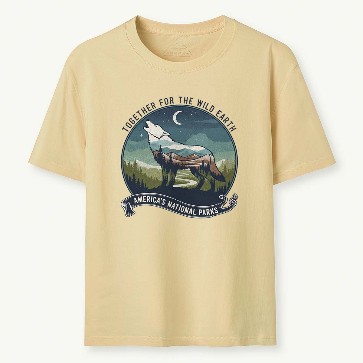 Together for the Wild Earth Americas National Parks Wolf T-Shirt