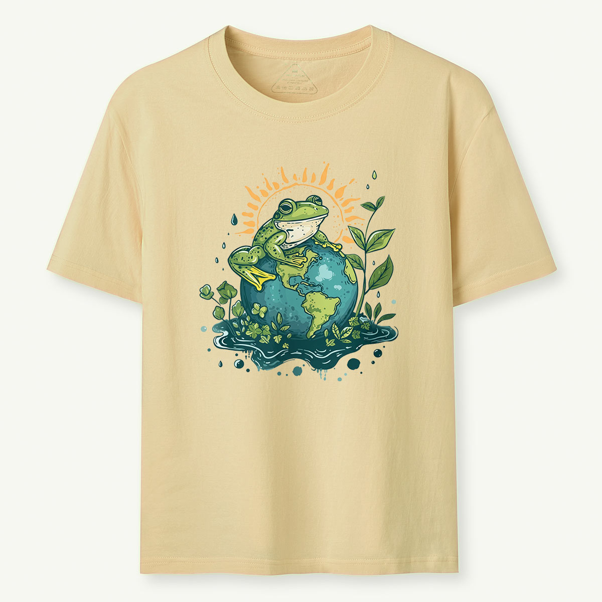 Frog Earth Day Green Themed T-Shirt