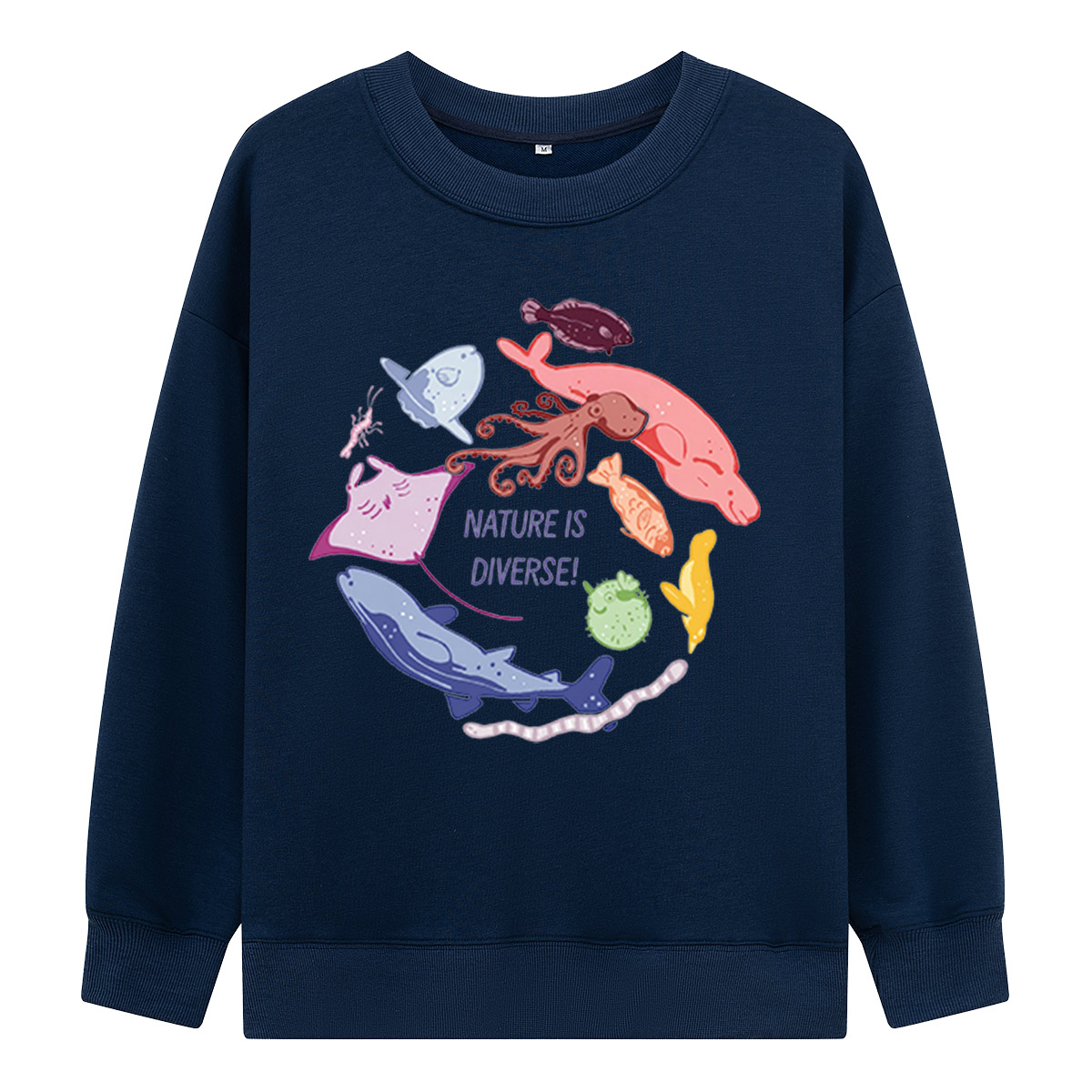 Nature Is Diverse Sea Creatures Sweatshirts