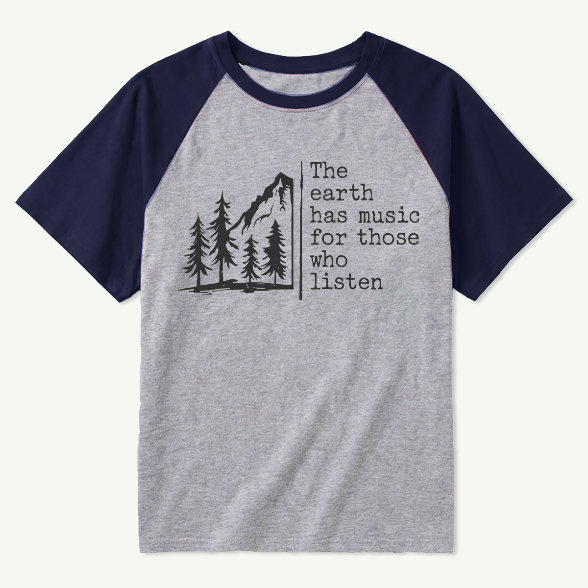 The Earth Has Music Raglan T-Shirt