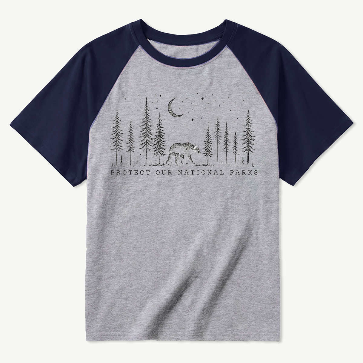 Protect The National Parks Environmental Activism Raglan T-Shirt
