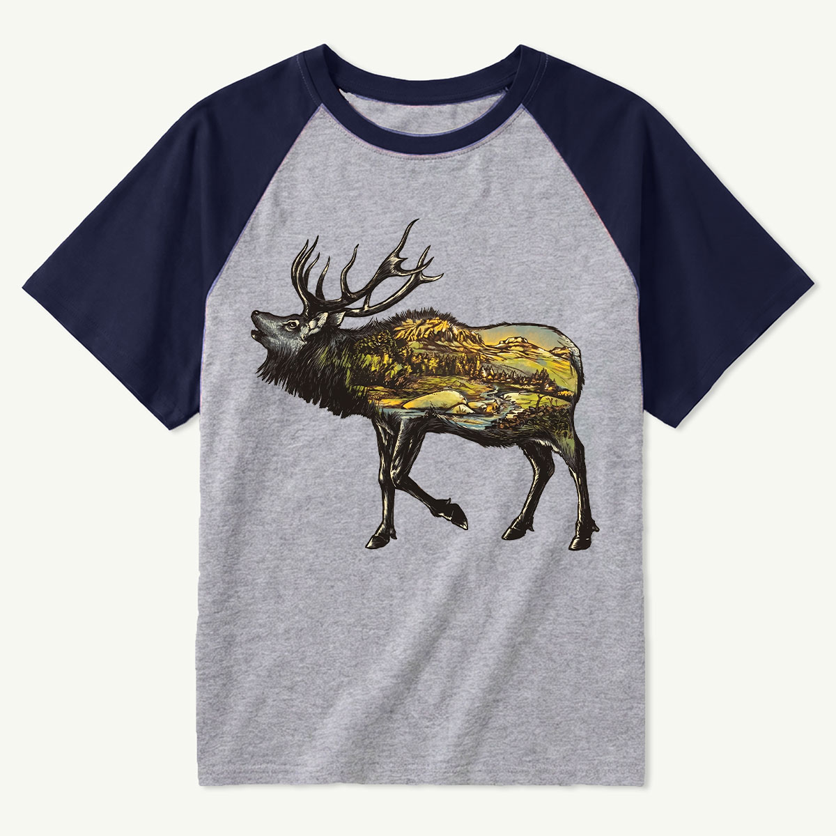 Elk Icons of the West Raglan T-Shirt