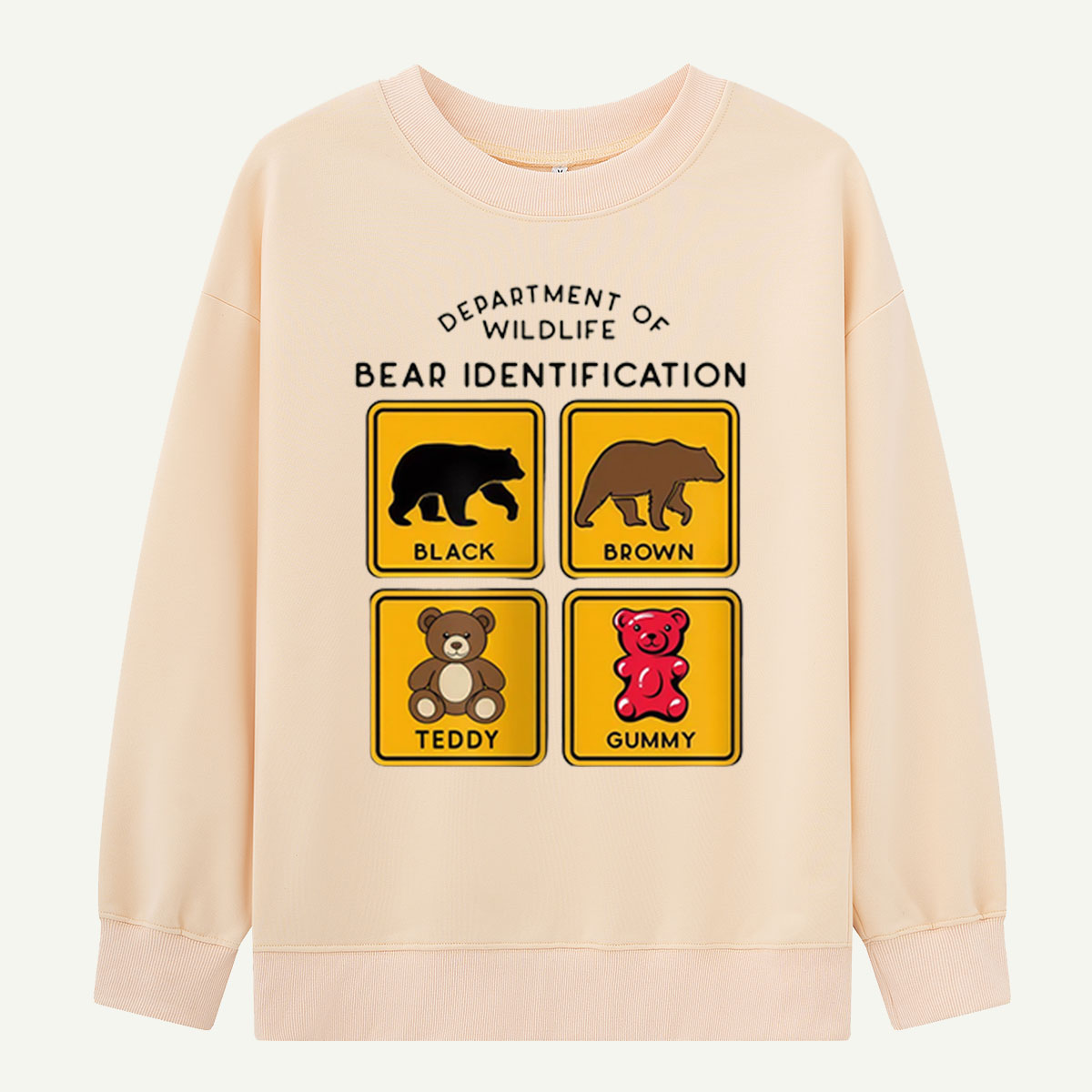 Department of Wildlife Bear Identification Sweatshirts