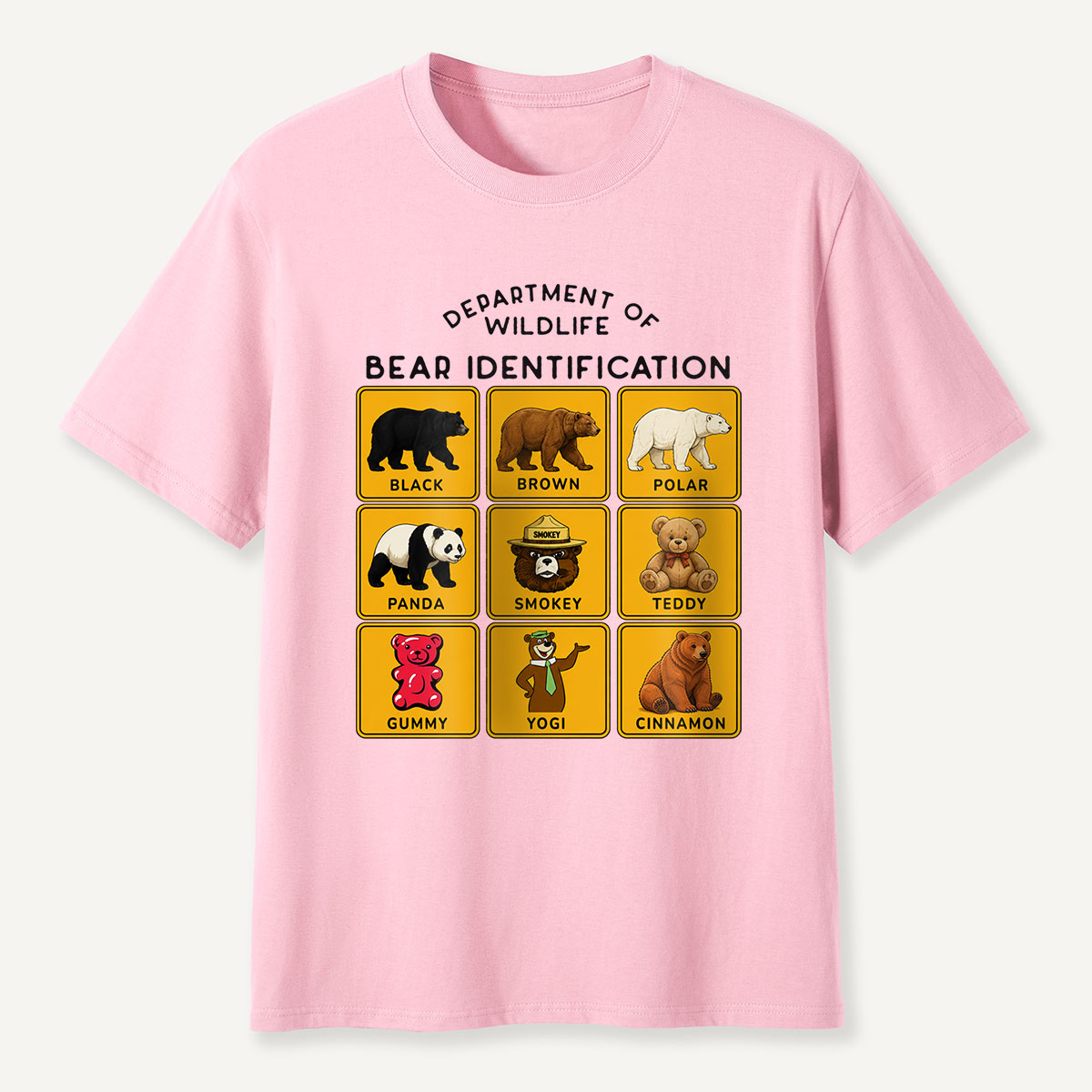Department of Wildlife Bear Identification T-Shirt