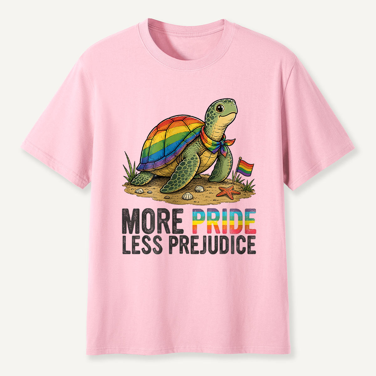 More Pride Less Prejudice Turtle T-Shirt
