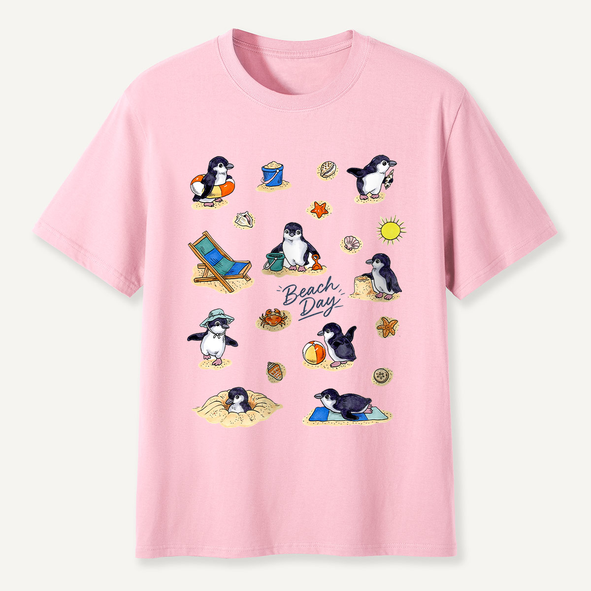 Penguin Beach Day T-Shirt