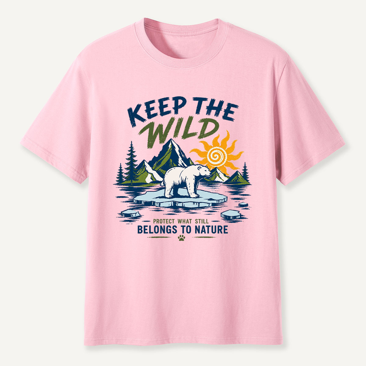 Keep the Wild Outdoor Adventure Wild Arctic Bear T-Shirt