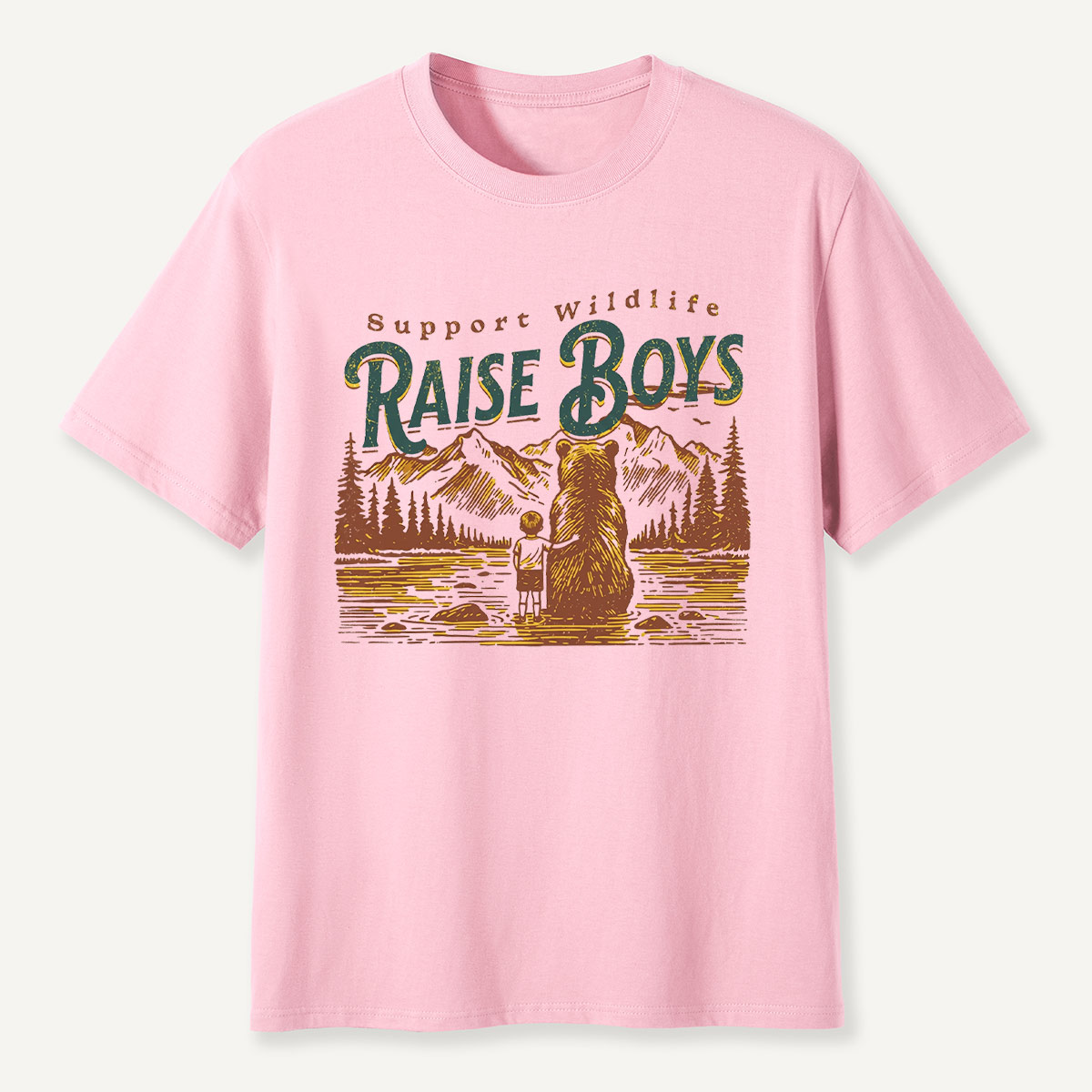 Wilderness Lake Family Bear T-Shirt