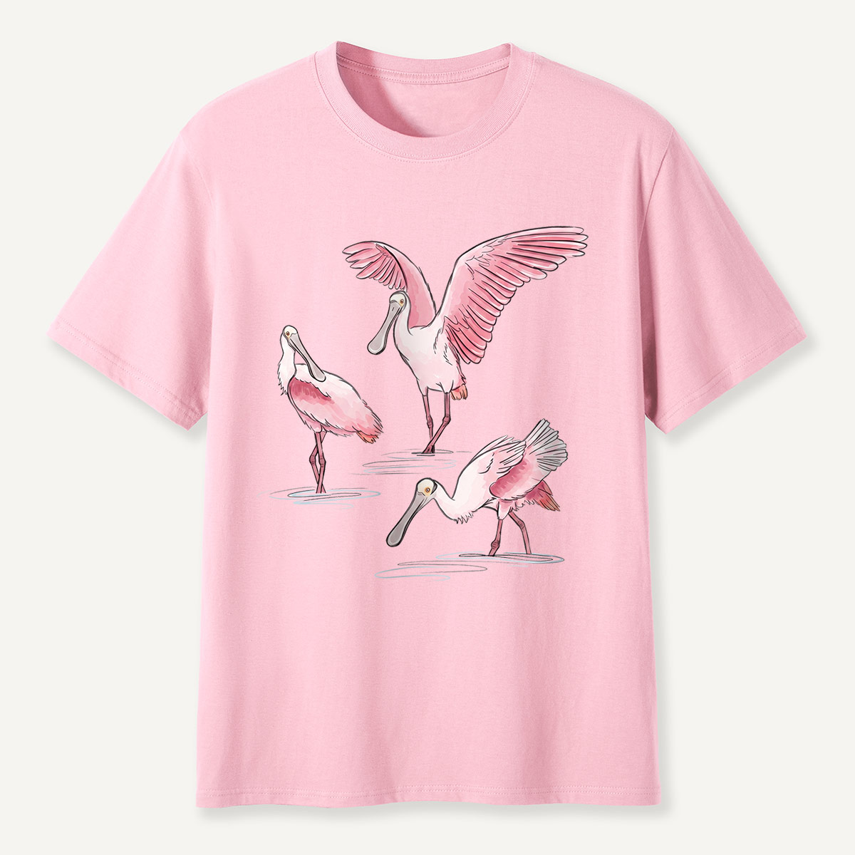 Roseate Spoonbill Bird T-Shirt