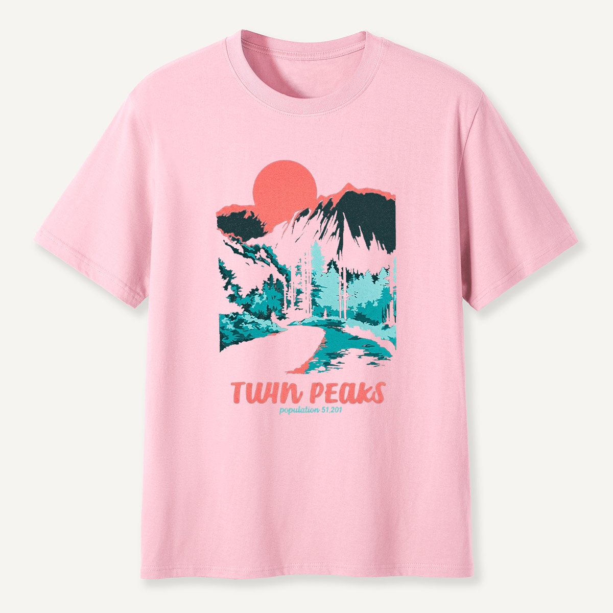 Mountain Sunset Outdoor Forest T-Shirt