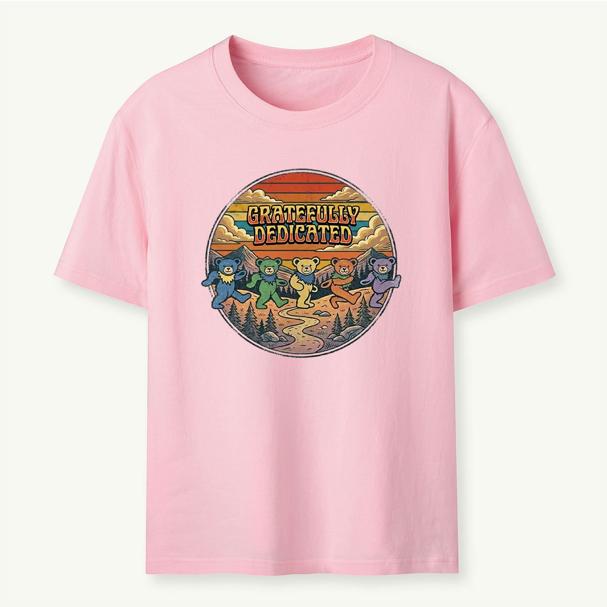 Retro Gratefully Deadicated Dancing Bears T-Shirt