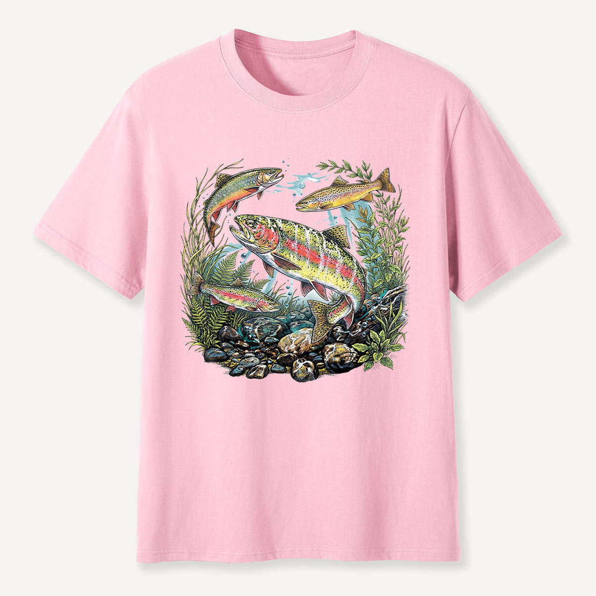 Trout Fishing Freshwater Fish Nature T-Shirt
