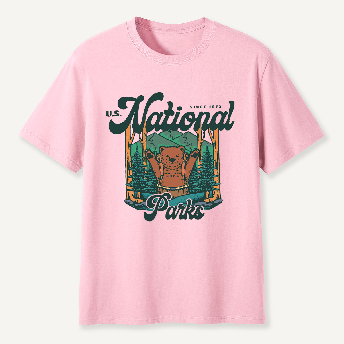 U.S. National Parks Camping Park Ranger Environmental T-Shirt