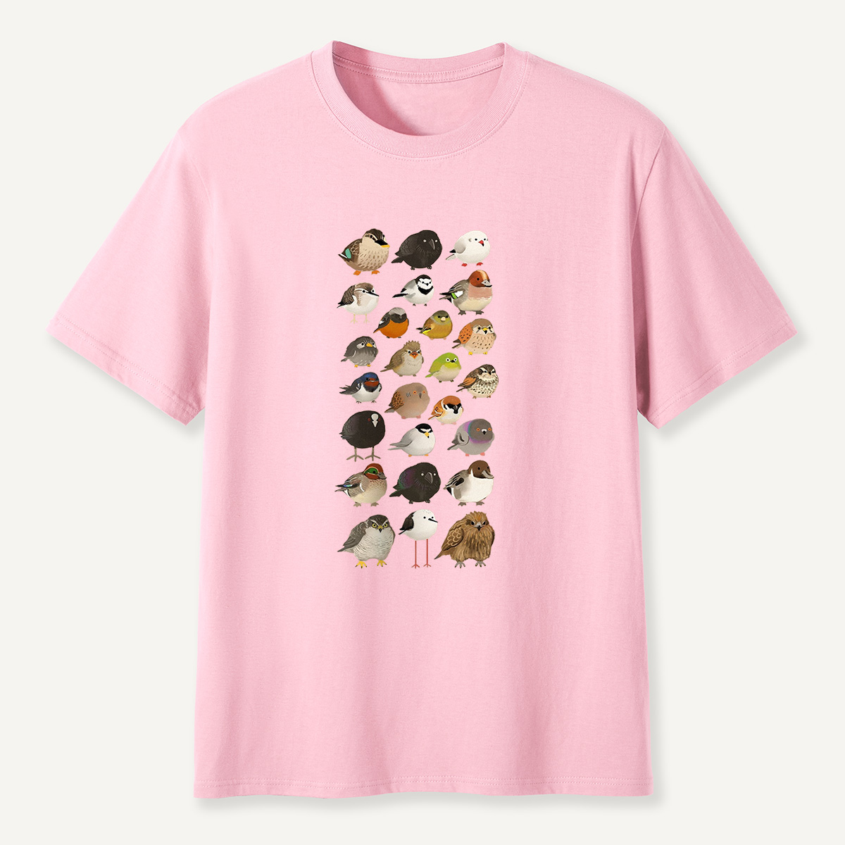 Bird Species Illustration T-Shirt